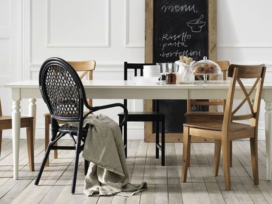 Ma sélection table à dîner en bois rectangulaire, personnaliser une table  IKEA changer les pieds - Belle journée