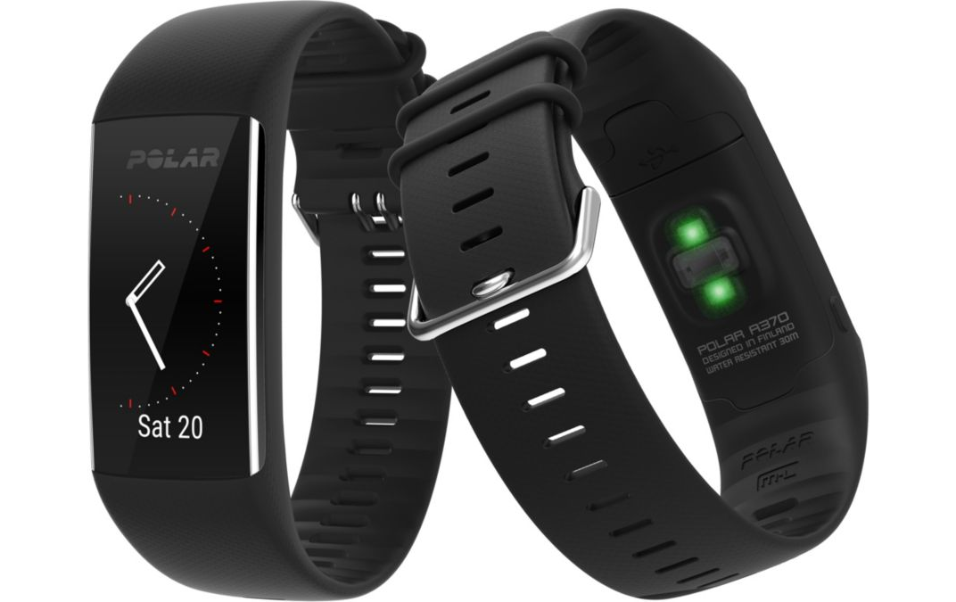 Bracelet montre connectée cuir Fitbit Charge 3 Polar a370