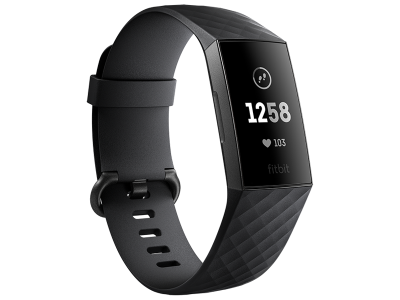 Bracelet montre connectée cuir Fitbit Charge 3 Polar a370