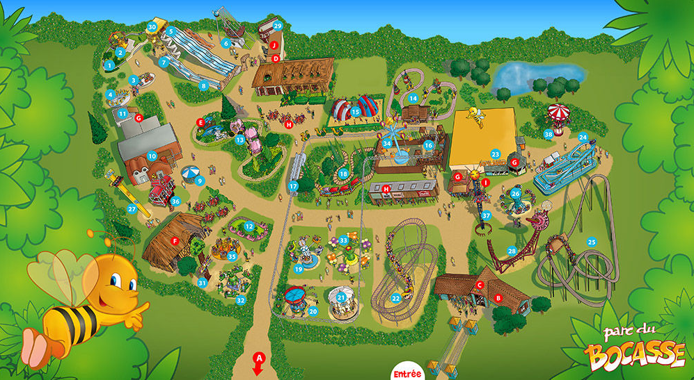 Le Plan Du Parc Du Bocasse Mon Blog Sur Le Parc Du Bocasse