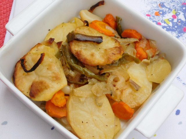 Pommes de terre et carottes au four. - Le blog de kougelhopfetchocolat