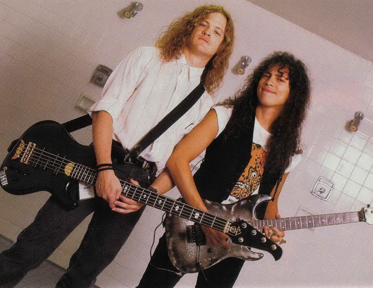 Jason Newsted and Kirk Hammett, Metallica
