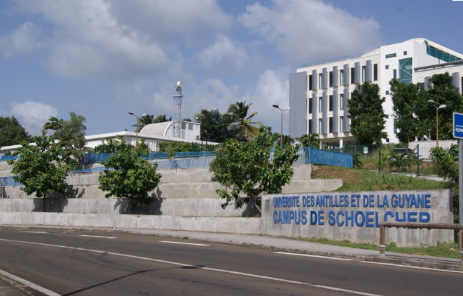 ( 1 ) Campus de Schaelcher, en Martinique. ( 2 ) M. Fred Célimène. ( 3 ) M. Serge Letchimy. 