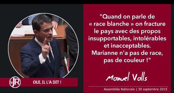 Monsieur Valls et le « racisme » !