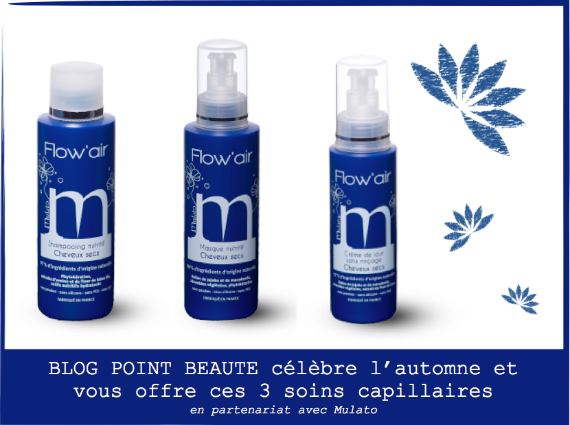 CONCOURS AUTOMNE - 3 soins FLOW'AIR de Mulato à gagner