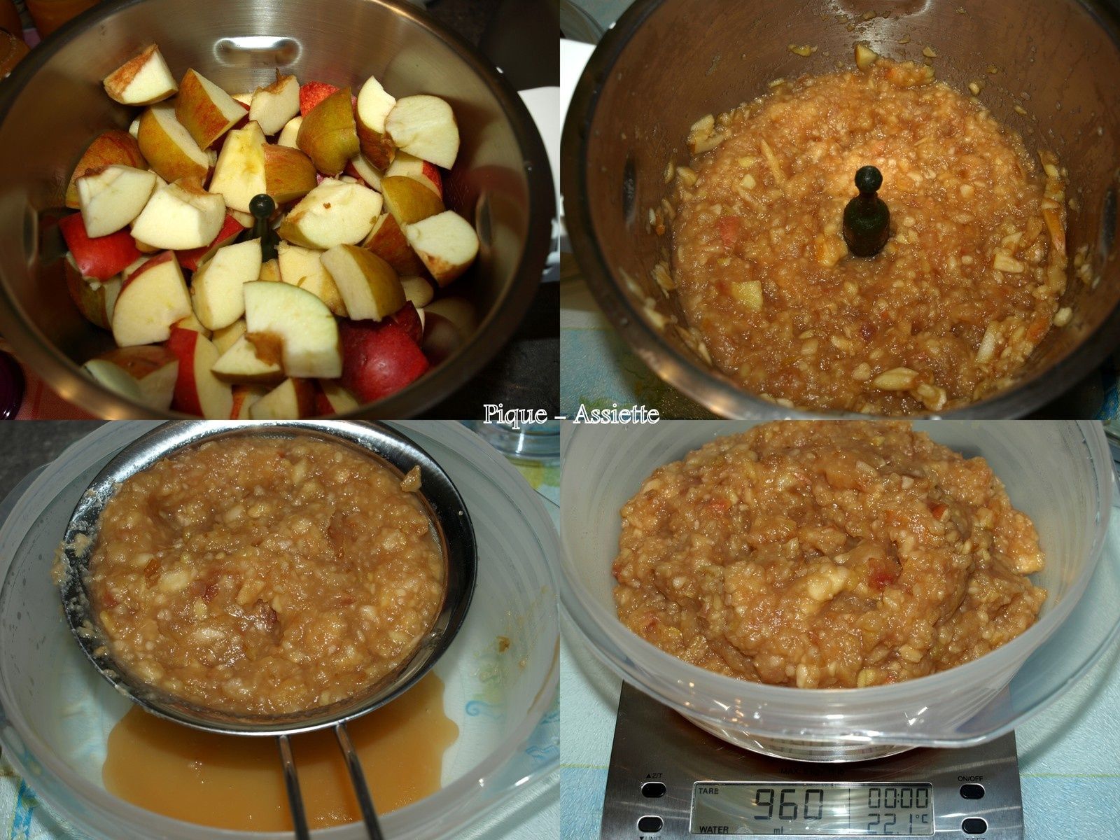 Pâtes de fruits aux pommes (Recettes au Companion ou pas). Pique