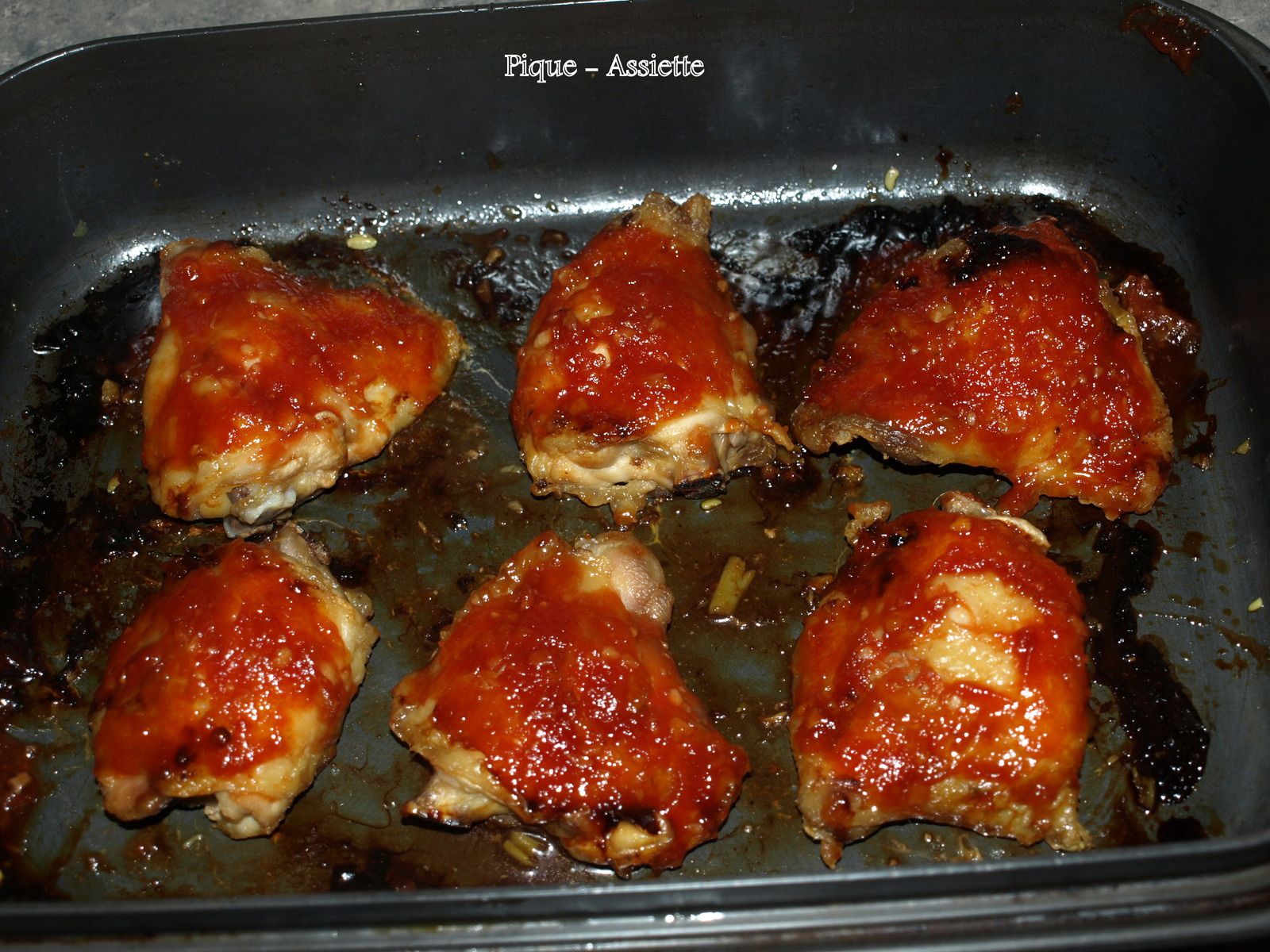 Poulet Sauce Barbecue. (Recettes Légères) - Pique - Assiette