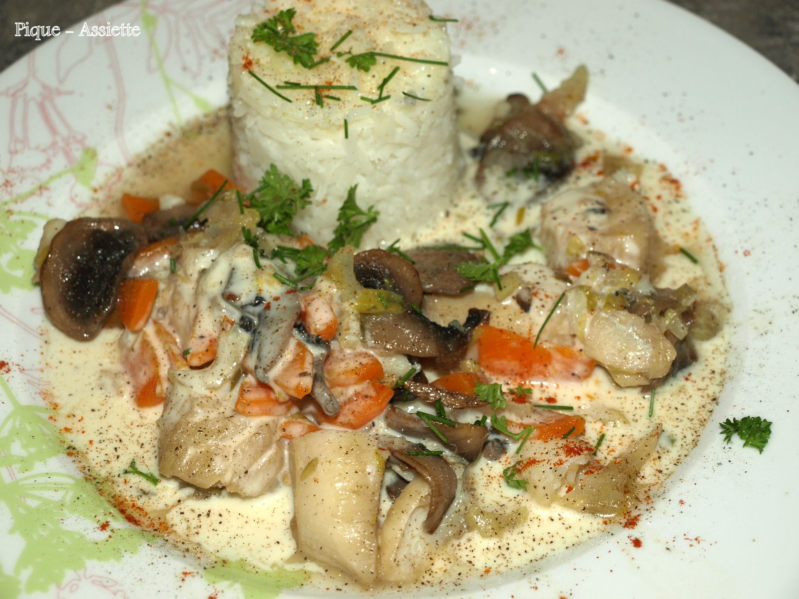 Blanquette de cabillaud sauce safranée (Recette au Companion ou pas