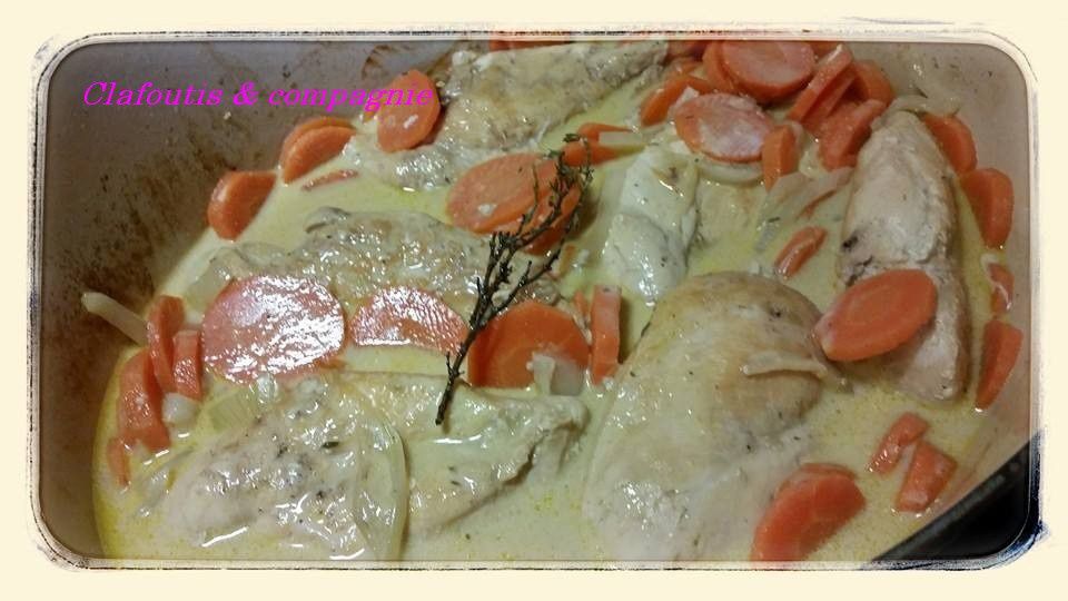 Fricassée de Poulet à la Moutarde