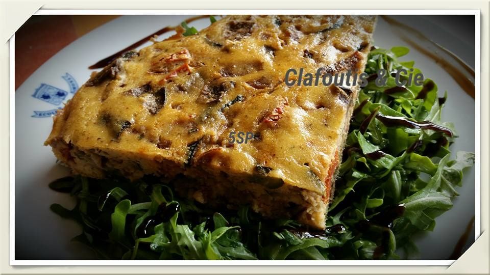 Quiche sans Pâte aux légumes du sud