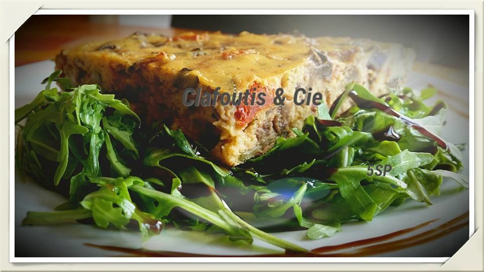 Quiche sans Pâte aux légumes du sud