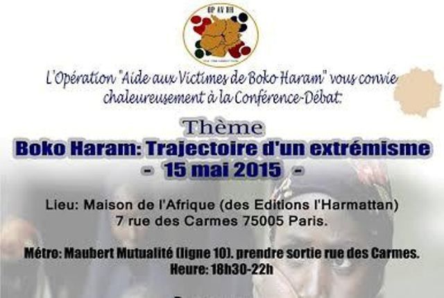 Conférence sur Boko Haram le vendredi 15 mai