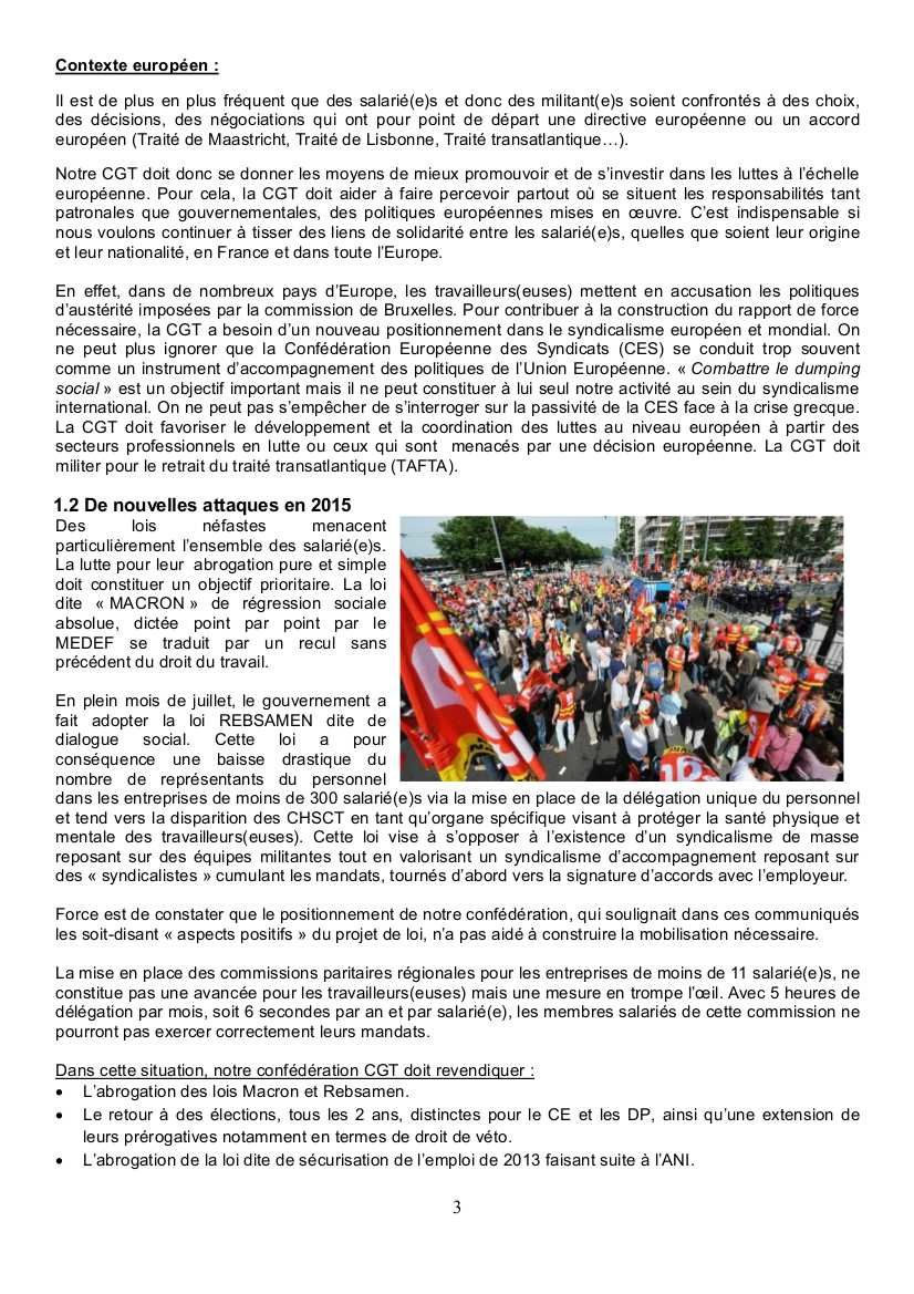 CGT 51e congrès : texte de l'UD de Seine Maritime