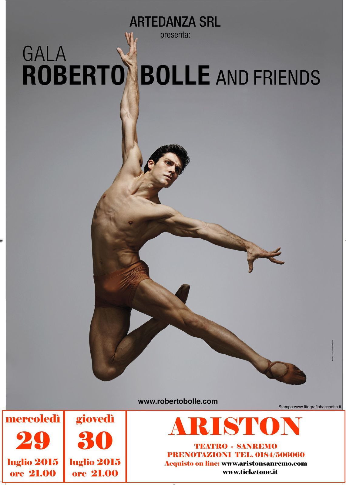 30 LUGLIO 2015 Roberto Bolle and Friends Viaggio nella Bellezza