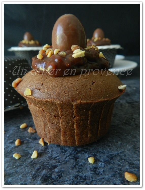 Cupcakes ganache aux Kinder SchokoBons Un dîner en provence