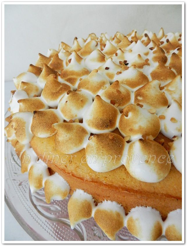 Lemon Chiffon Cake (gâteau mousseline au citron) ... Happy Birthday &quot;ma&quot; Sotis !