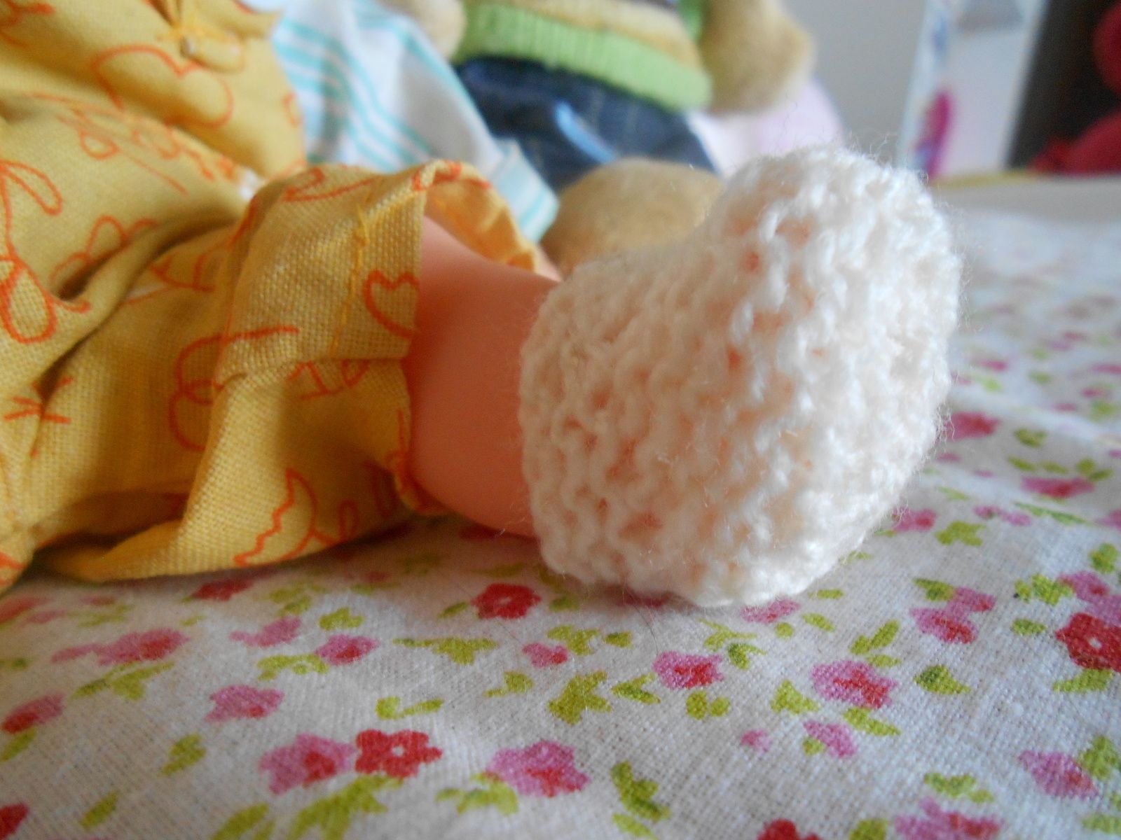Chausson Facile à Tricoter Pour Poupon De 20 Cm Petits chaussons douillets pour poupon de 20cm - Dans le petit monde de  Melle Bidouille