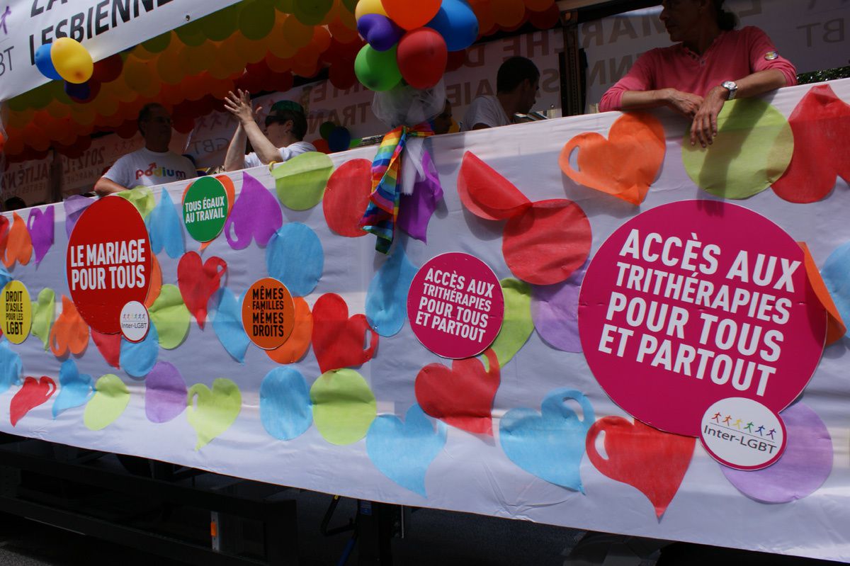 Gay pride : La marche des Fiertés 2012