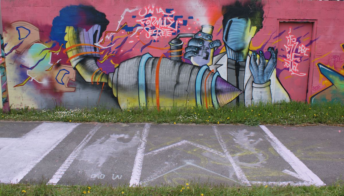 Street Art : Graffitis &amp; Fresques Murales 92036 Gennevilliers