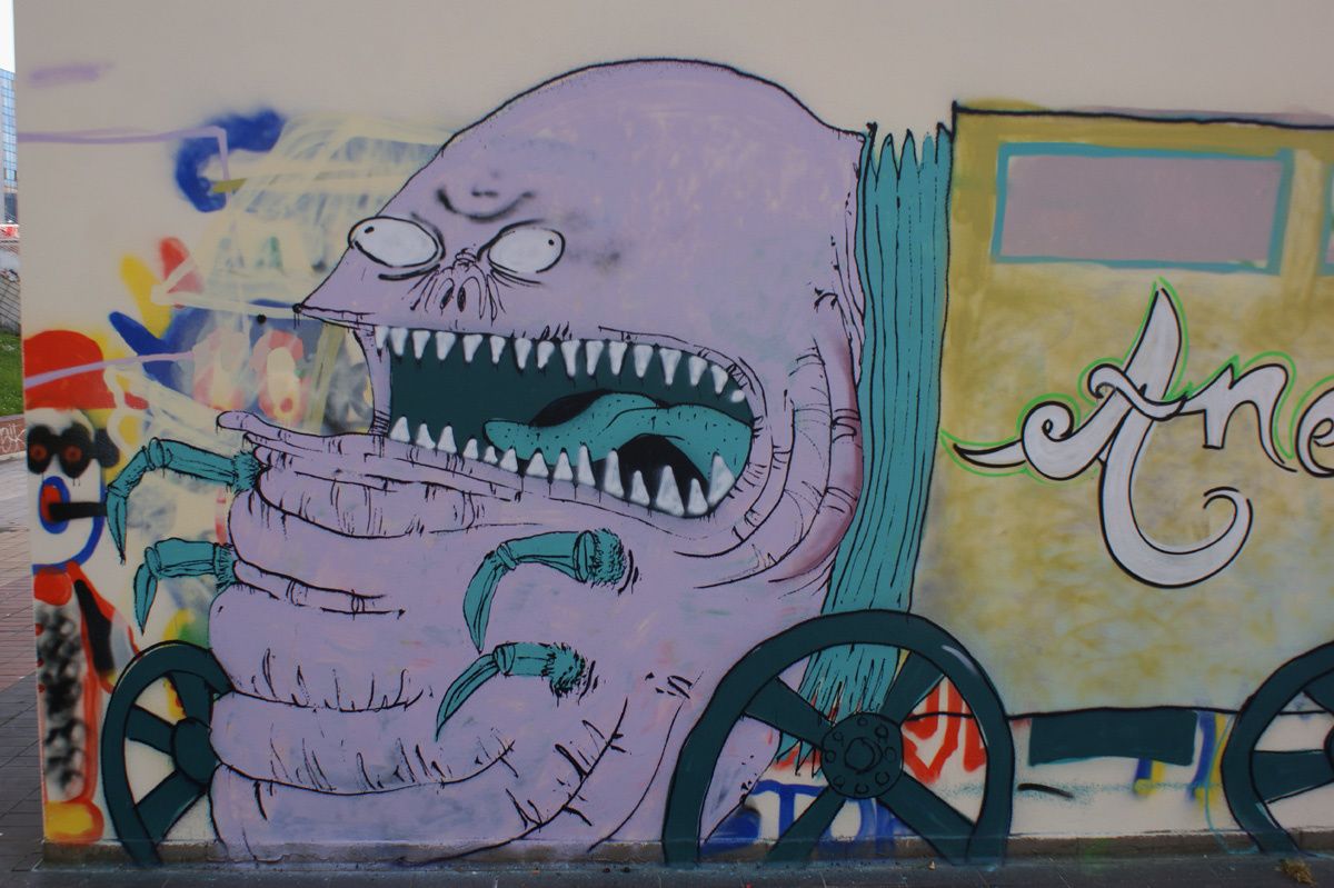 Street Art : Graffitis & Fresques Murales 93006 Bagnolet