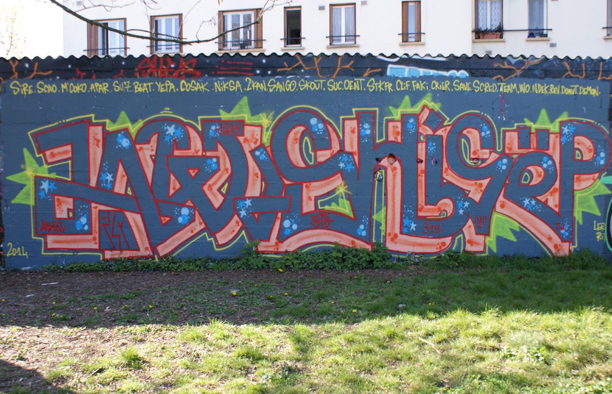 Street Art : Graffitis & Fresques Murales 93006 Bagnolet