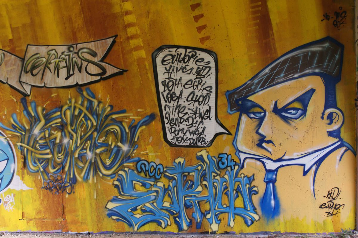 Street Art : Graffitis &amp; Fresques Murales Département Seine et Marne (77)