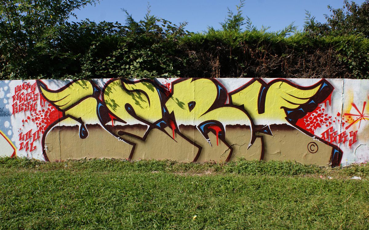 Street Art : Graffitis &amp; Fresques Murales 77108 Chelles