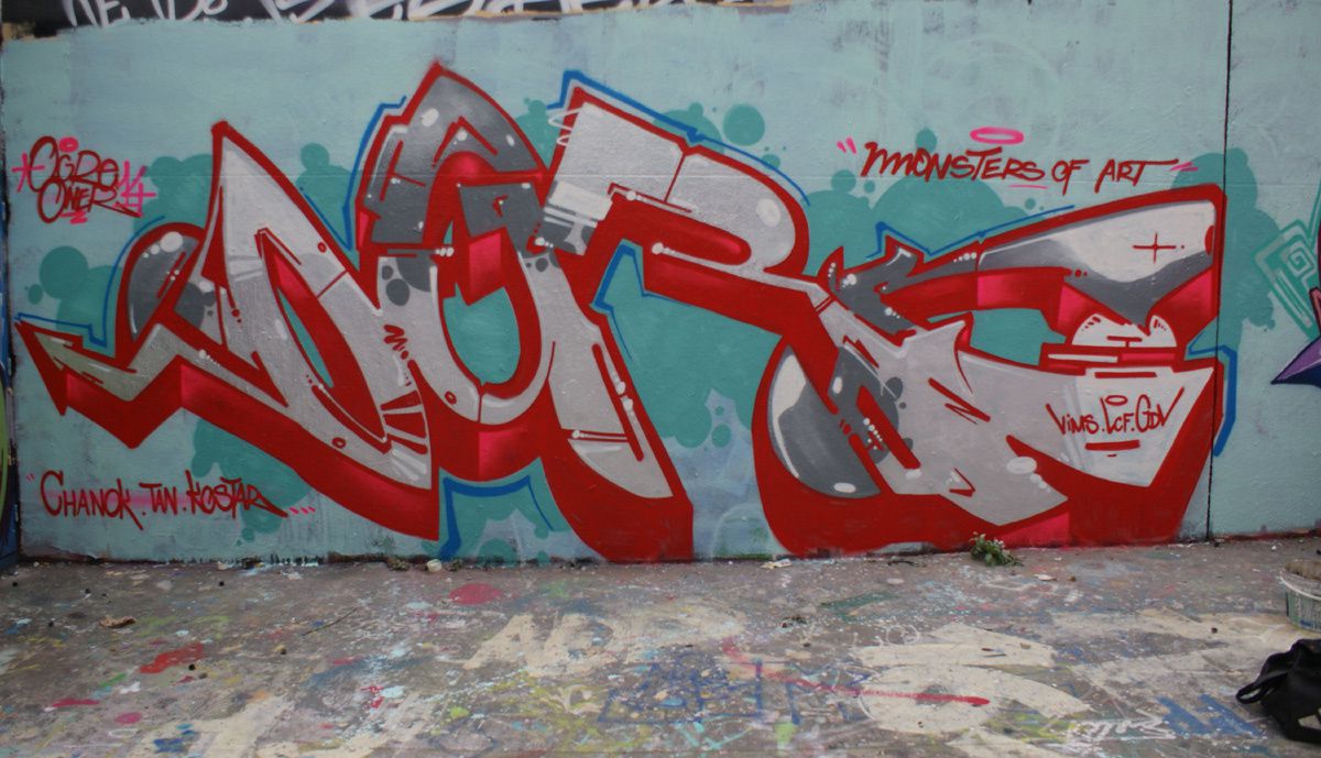 Street Art : Graffitis &amp; Fresques murales 75020 Paris