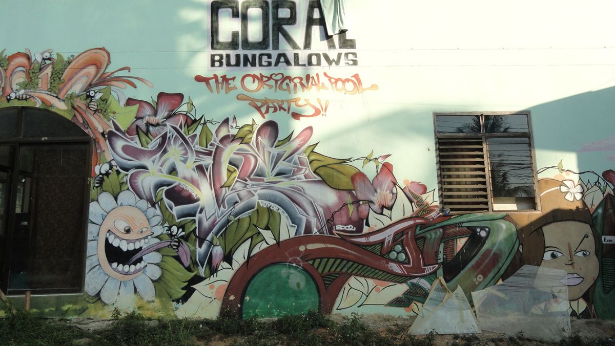 Street Art : Graffitis &amp; Fresques Murales Koh Phangan (Thailande)