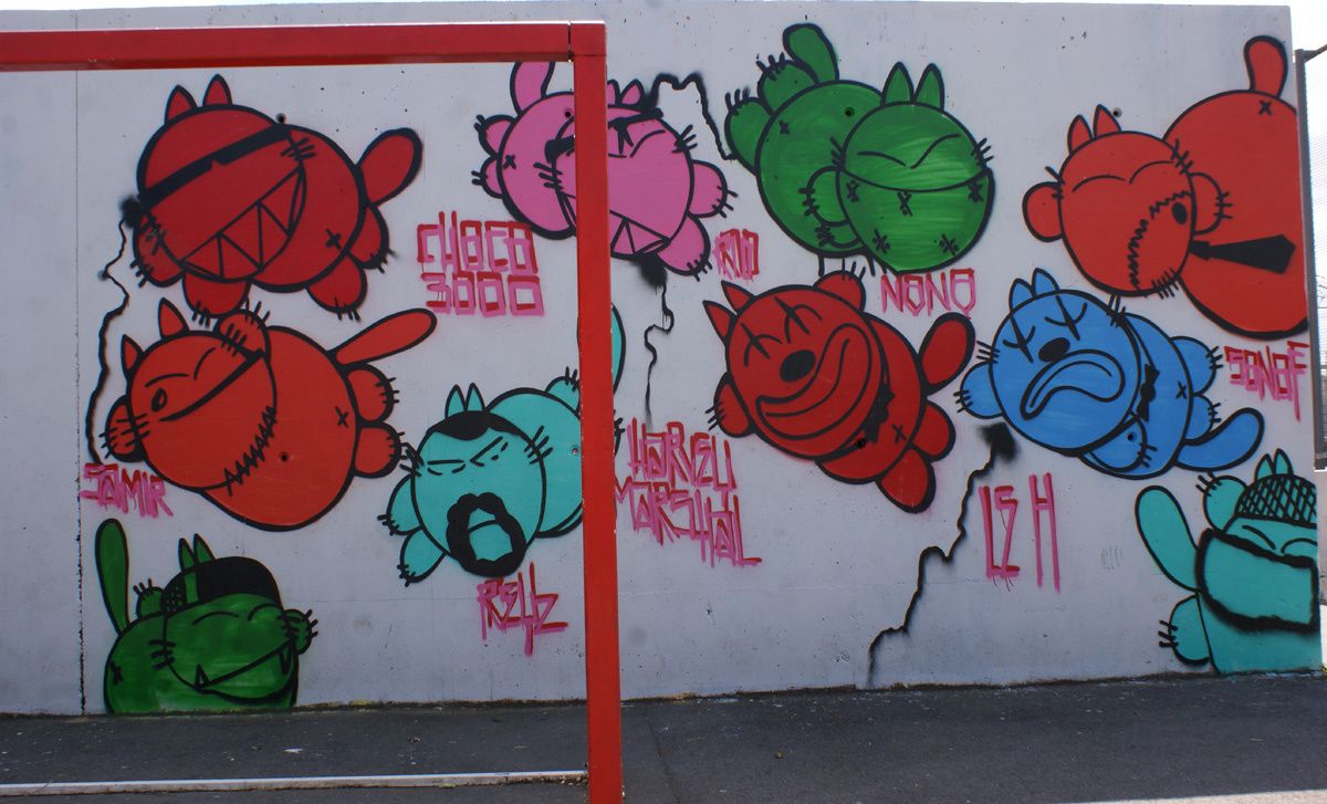 Street Art : Graffitis & Fresques Murales 75019 Paris