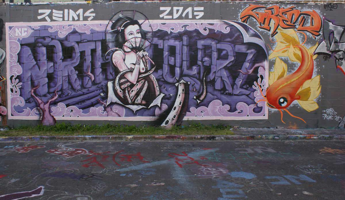 Street Art : Graffitis &amp; Fresques Murales 51454 Reims 