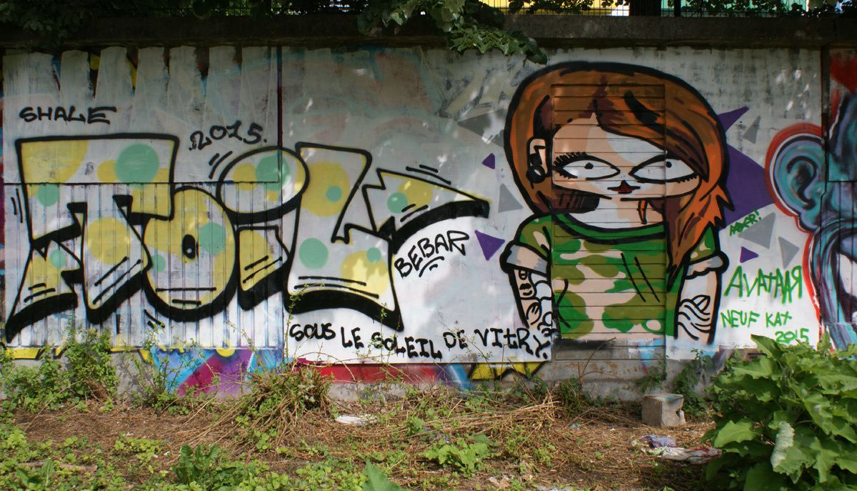 Album - Graffitis IVRY sur Seine Tom 024