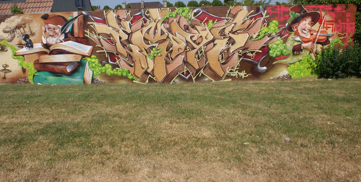 Street Art : Graffitis &amp; Fresques Murales 95019 Arnouville