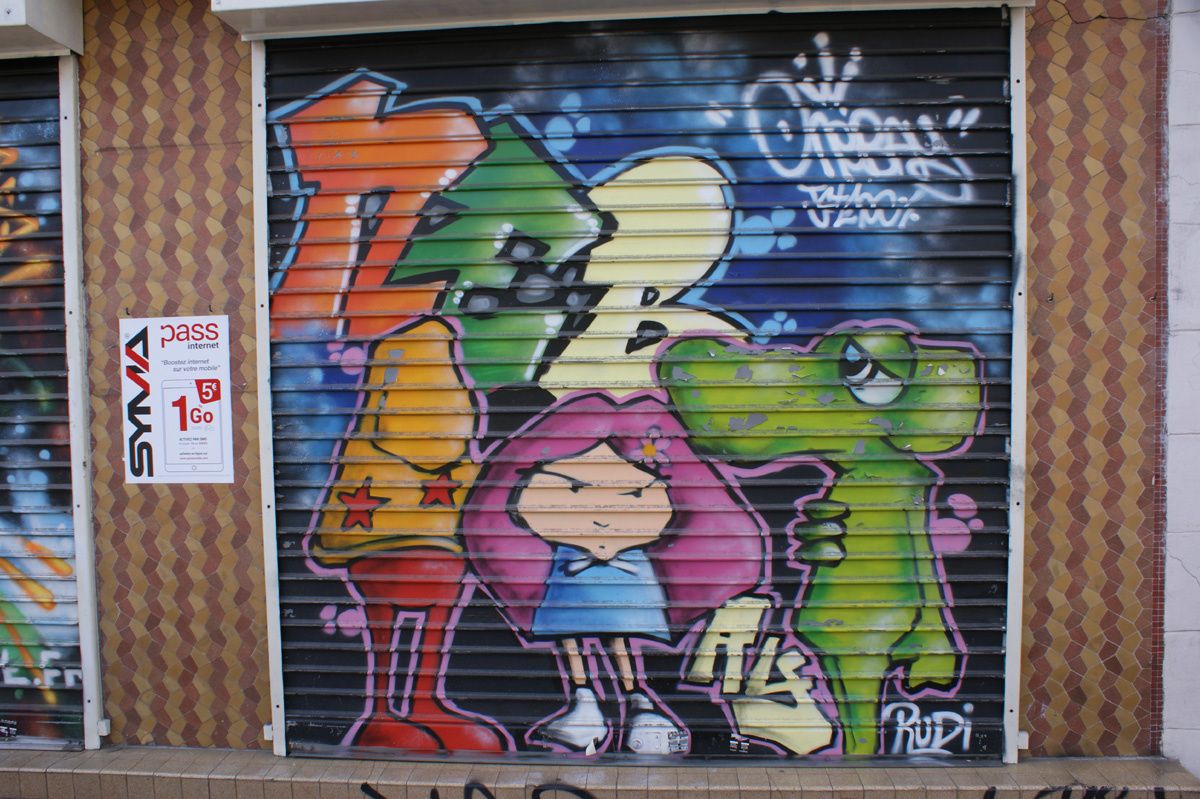 Street Art : Graffitis & Fresques Murales 93070 Saint Ouen