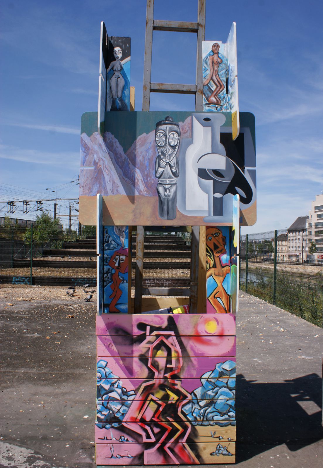 Street Art : Graffitis &amp; Fresques Murales 93066 Saint Denis