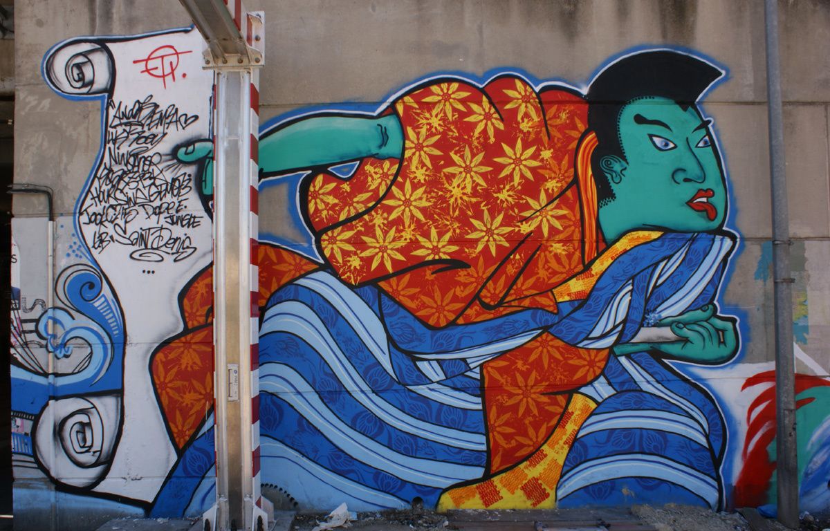 Street Art : Graffitis & Fresques Murales 93066 Saint Denis