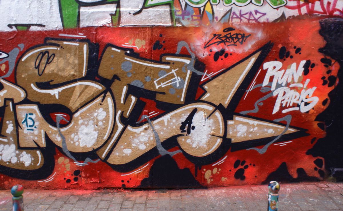 Street Art : Graffitis &amp; Fresques Murales 75020 Paris