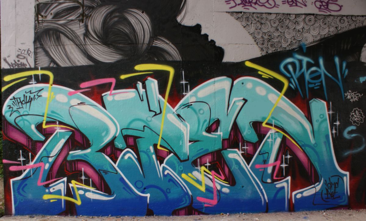 Street Art : Graffitis & Fresques Murales 95127 Cergy