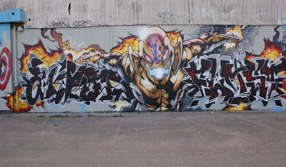 Street Art : Graffitis & Fresques Murales 76540 Rouen