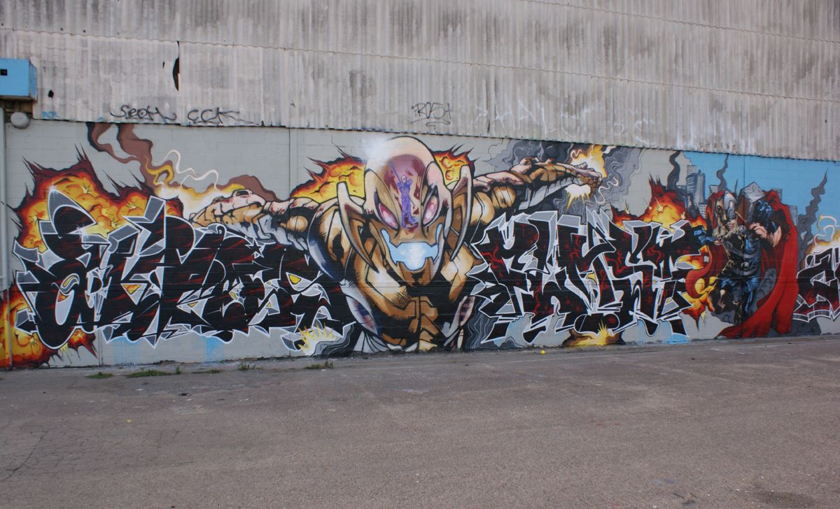 Street Art : Graffitis & Fresques Murales 76540 Rouen