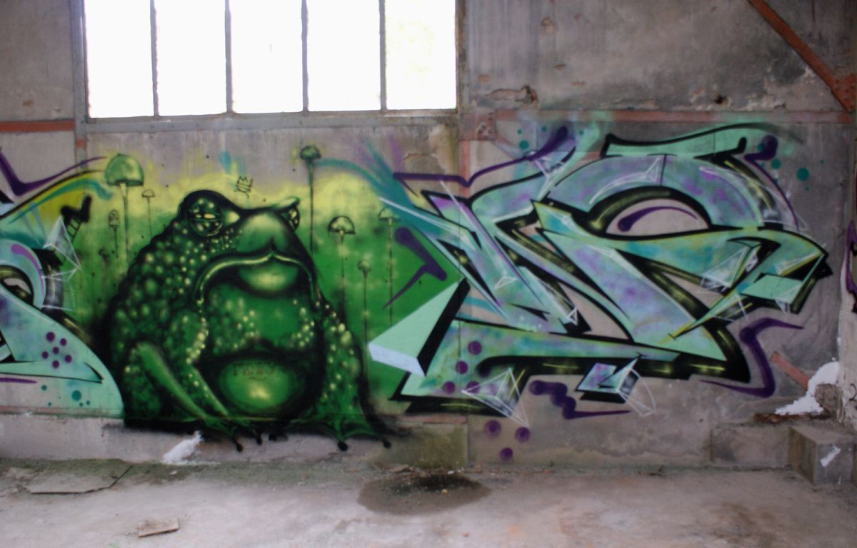 Street Art : Graffitis & Fresques Murales 57631 Sarreguemines