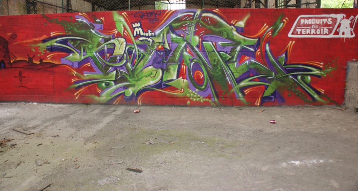 Street Art : Graffitis &amp; Fresques Murales 57631 Sarreguemines