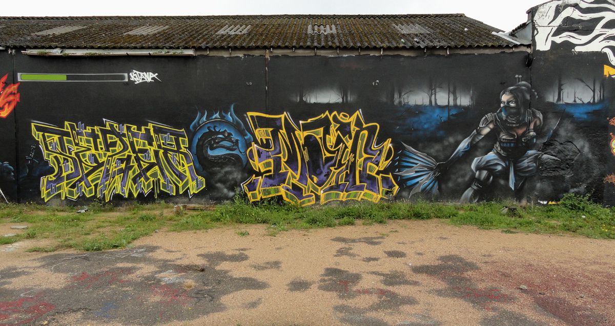 Street Art : Graffitis &amp; Fresques Murales 14118 Caen