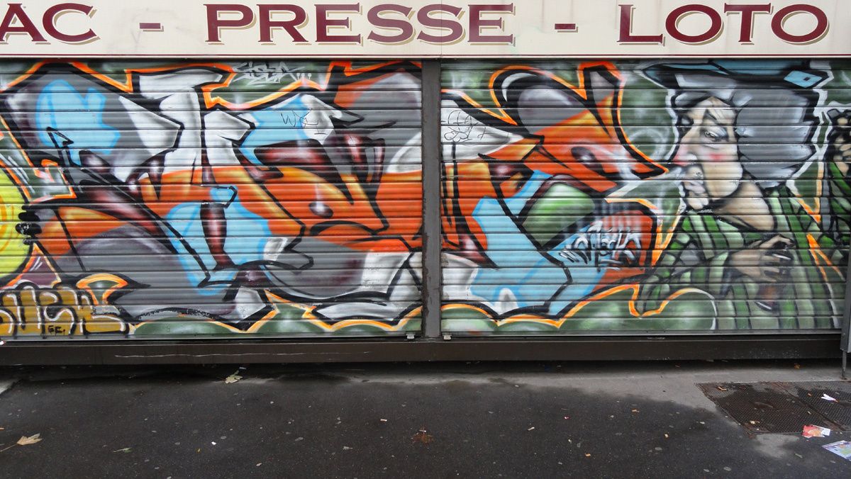 Street Art : Graffitis & Fresques Murales 14118 Caen