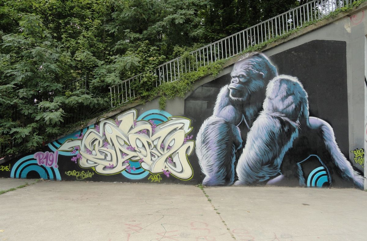 Street Art : Graffitis & Fresques Murales 91120 Palaiseau