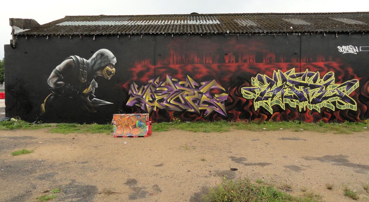 Street Art : Graffitis & Fresques Murales 14118 Caen