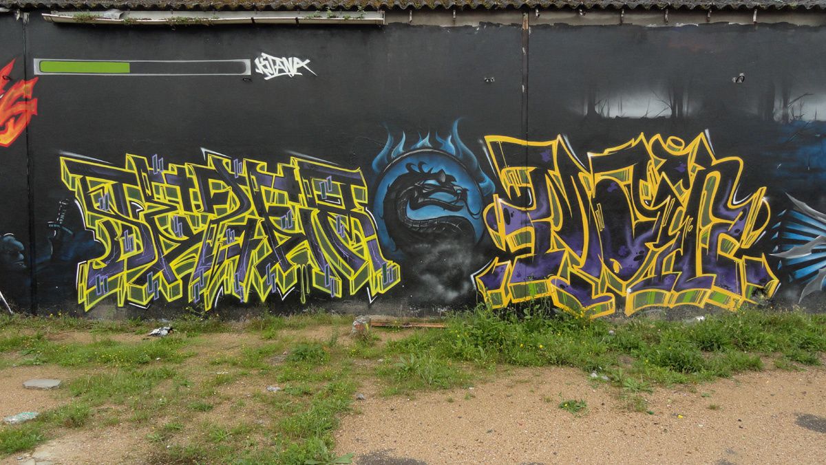 Street Art : Graffitis & Fresques Murales 14118 Caen