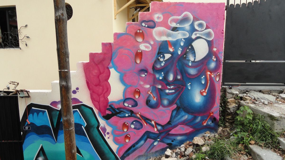 Street Art : Graffitis & Fresques Murales 93006 Bagnolet