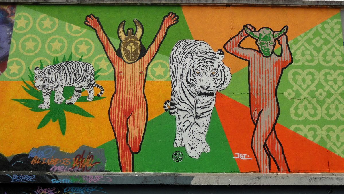 Street Art : Graffitis & Fresques Murales 93048 Montreuil