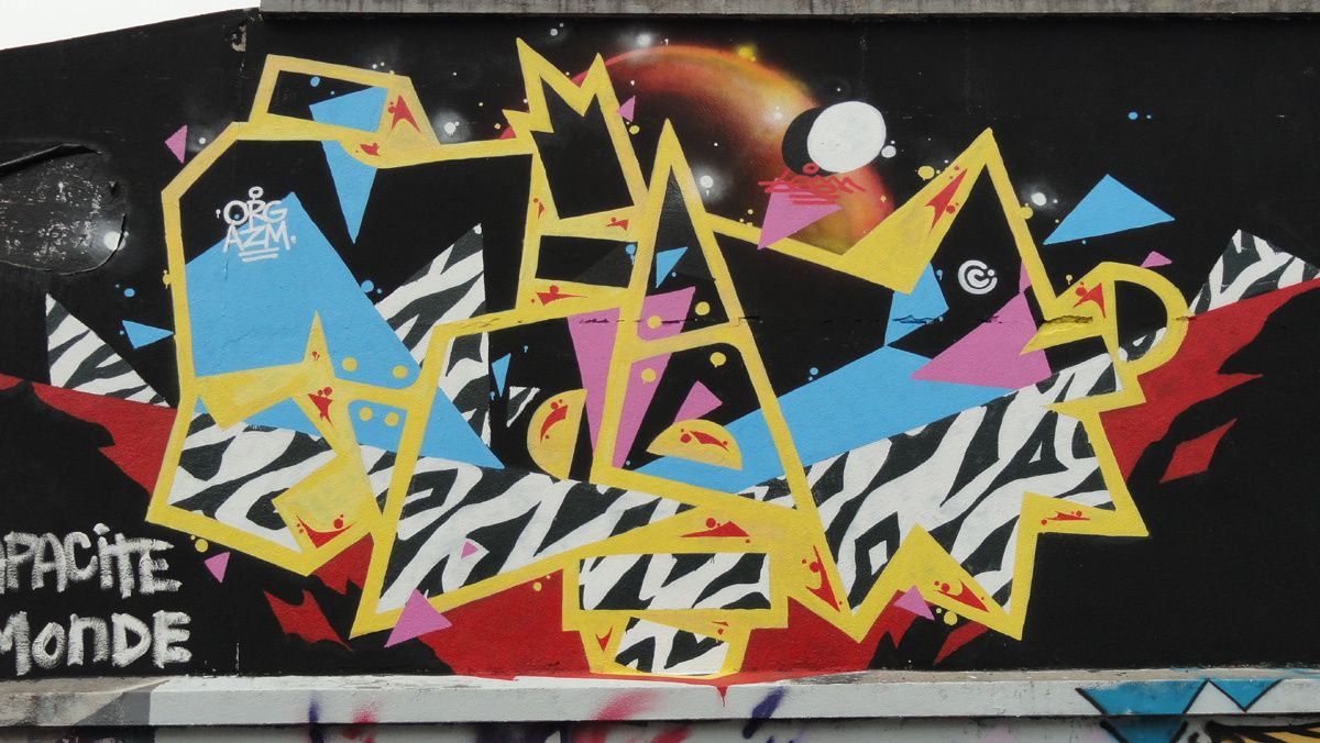 Street Art : Graffitis & Fresques Murales 93048 Montreuil